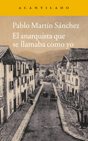 El anarquista que se llamaba como yo - cover