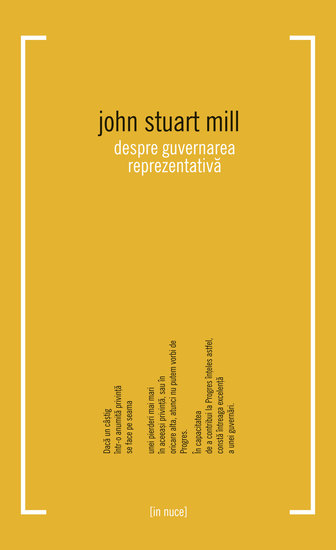Despre guvernarea reprezentativă - cover