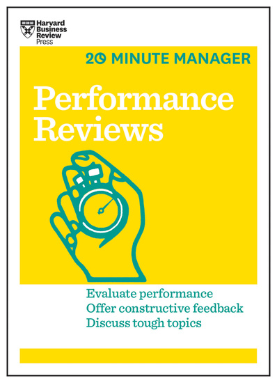 Performance Reviews (HBR 20-Minute Manager Series) - cover