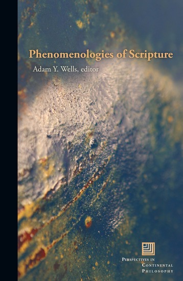 Phenomenologies of Scripture - cover