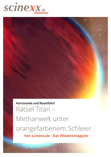 Rätsel Titan - Methanwelt unter orangefarbenem Schleier - cover