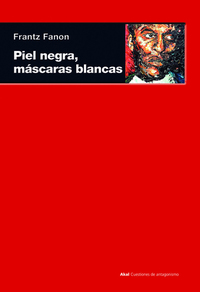 Piel negra máscaras blancas