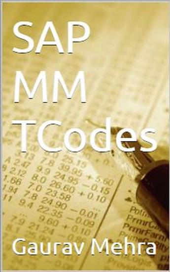SAP MM TCodes - cover