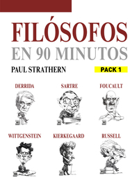 En 90 minutos - Pack Filósofos 1 - Foucault Wittgenstein Russell Sartre Kierkegaard y Derrida