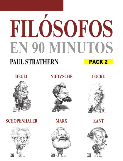 En 90 minutos - Pack Filósofos 2 - Nietzsche Schopenhauer Marx Hegel Kant y Locke - cover