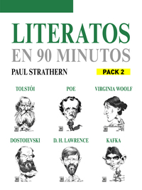 En 90 minutos - Pack Literatos 2 - Tolstói Poe Virginia Woolf Dostoievski Kafka y DH Lawrence