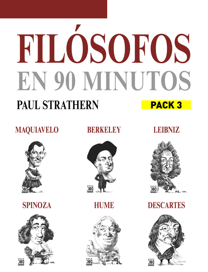 En 90 minutos - Pack Filósofos 3 - Maquiavelo Berkeley Leibniz Spinoza Hume y Descartes - cover