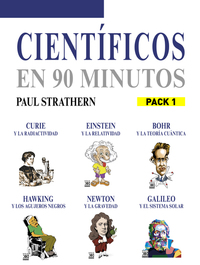 En 90 minutos - Pack Científicos 1 - Curie Einstein Bohr Hawking Newton y Galileo