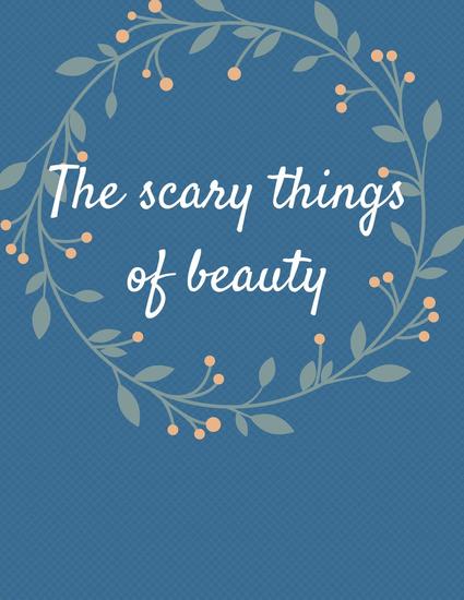 The scary things of beauty - cover