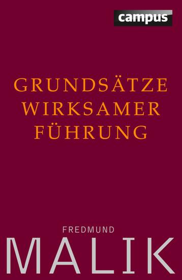 Grundsätze wirksamer Führung - cover