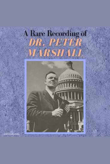 A Rare Recording of Dr Peter Marshall - cover
