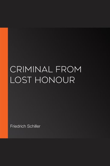 Criminal from Lost Honour - cover