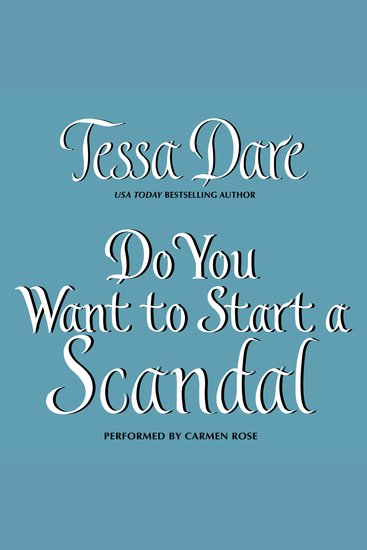 Do You Want to Start a Scandal - cover