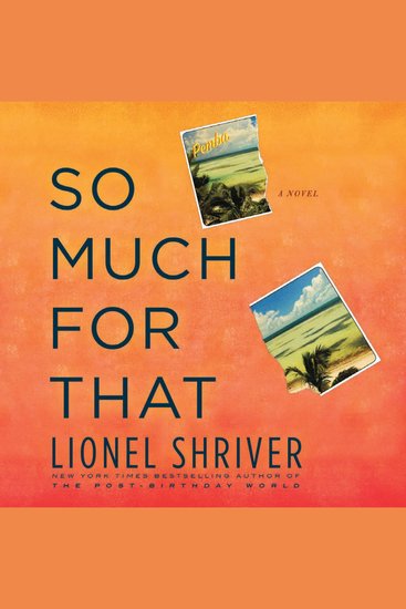 So Much for That - cover