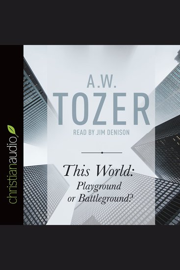 This World: Playground or Battleground? - A Call to the Real World of the Spiritual - cover