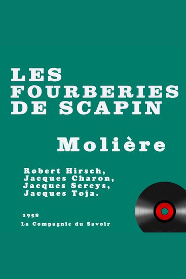 Les fourberies de Scapin - cover