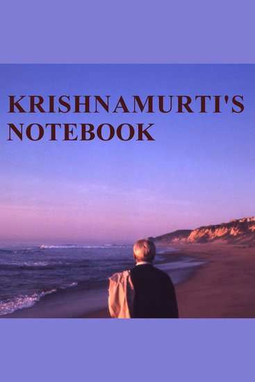 Krishnamurti's Notebook - cover