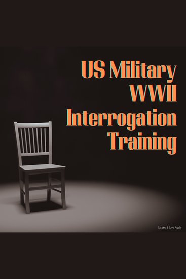 US Military WWII Interrogation Training - cover