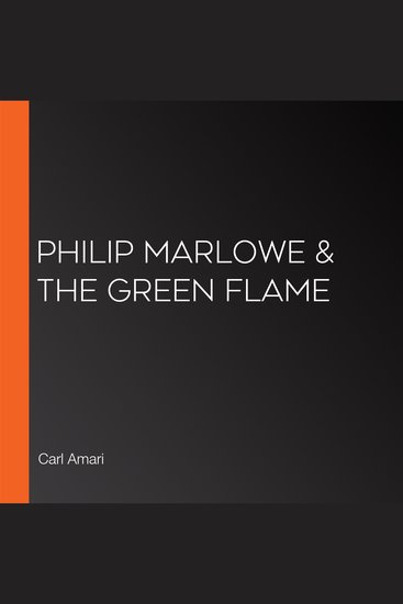 Philip Marlowe & the Green Flame - cover