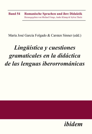 Lingüística y cuestiones gramaticales en la didáctica de las lenguas iberorrománicas - cover