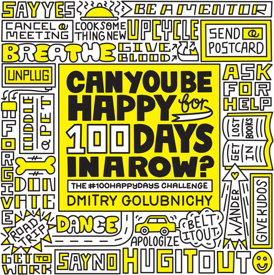 Can You Be Happy for 100 Days in a Row? - The #100HappyDays Challenge - cover