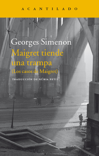 Maigret tiende una trampa - (Los casos de Maigret) - cover