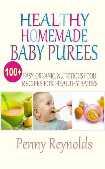 Healthy Homemade Baby Purees - Easy Organic Nutritious Food Recipes For Healthy Babies - cover