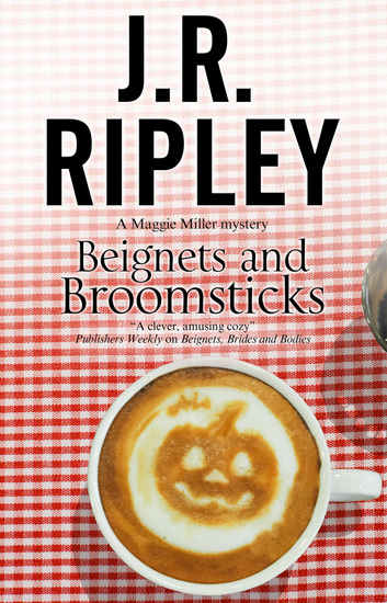 Beignets and Broomsticks - A cozy café mystery set in smalltown Arizona - cover
