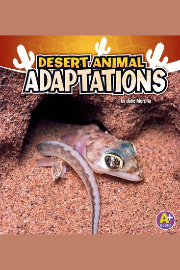 Desert Animal Adaptations - cover