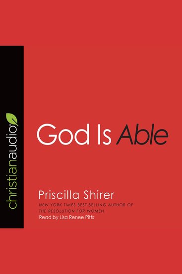 God Is Able - cover