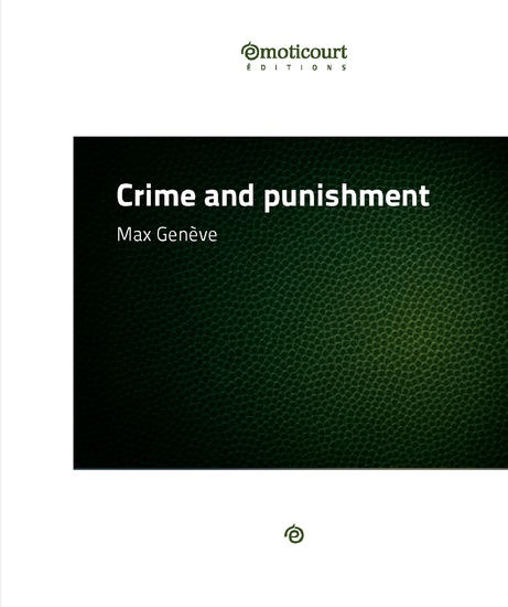 Crime and Punishment - Récit à deux voix - cover