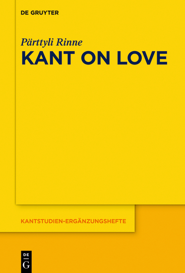 Kant on Love - cover