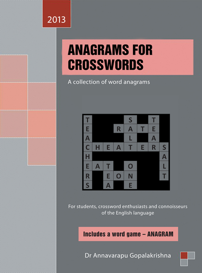 Anagrams for Crosswords - A Collection of Word Anagrams - cover