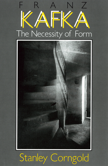 Franz Kafka - The Necessity of Form - cover