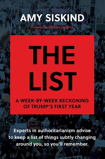 The List - A Week-by-Week Reckoning of Trump’s First Year - cover
