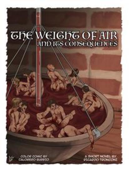 The weight of air - colored comic - cover