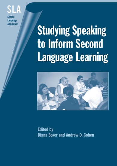 Studying Speaking to Inform Second Language Learning - cover