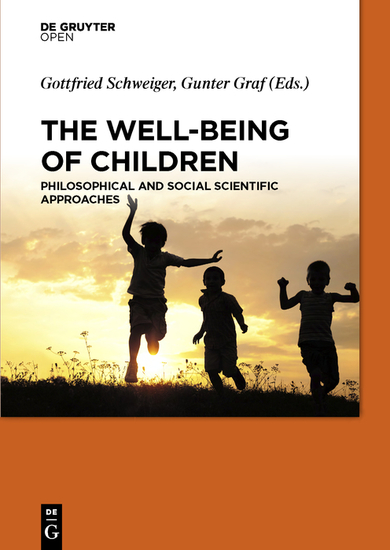 The Well-Being of Children - Philosophical and Social Scientific Approaches - cover
