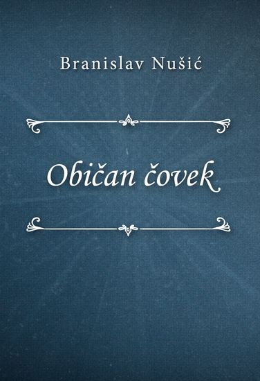 Običan čovek - cover