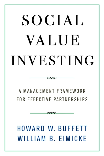 Social Value Investing - A Management Framework for Effective Partnerships - cover