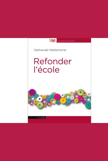 Refonder L'Ecole - cover