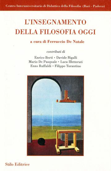 L'insegnamento della filosofia oggi - cover