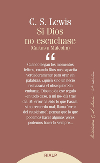 Si Dios no escuchase - Cartas a Malcom