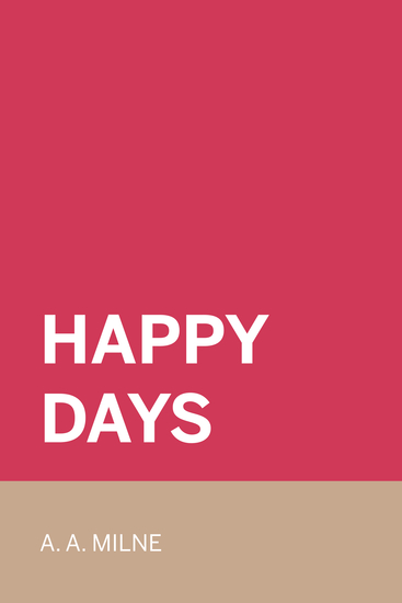 Happy Days - cover