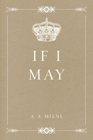 If I May - cover