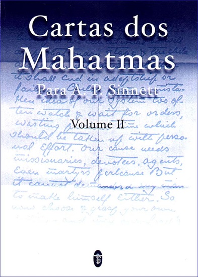 Cartas dos Mahatmas para AP Sinnett Vol II - cover