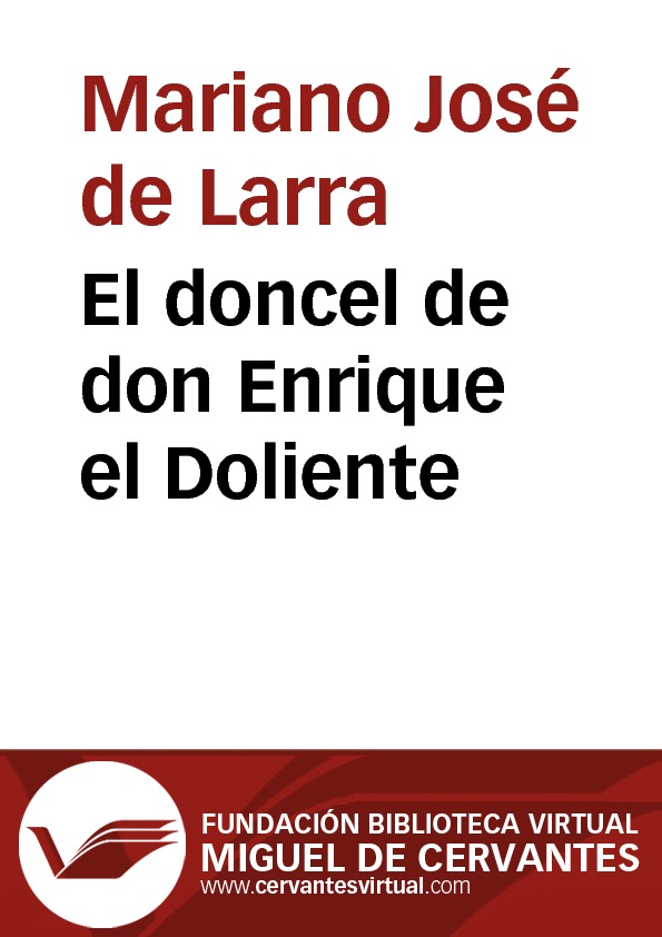 El doncel de don Enrique el Doliente Read book online for free