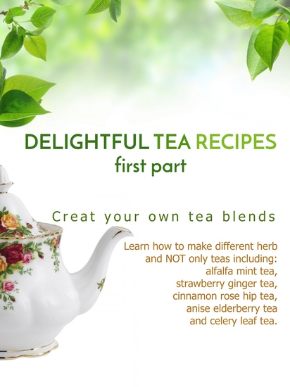 Delightful Tea Recipes - First Part - cover