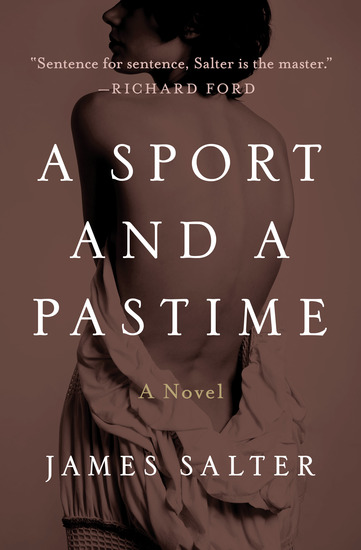 A Sport and a Pastime - A Novel - cover