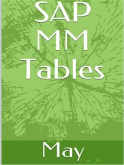 SAP MM Tables - cover